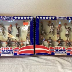 (2) 1992 STARTING LENUP USA BASKETBALL DREAM TEAM!!!