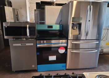 Kitchen Stainless Steel Appliances Package