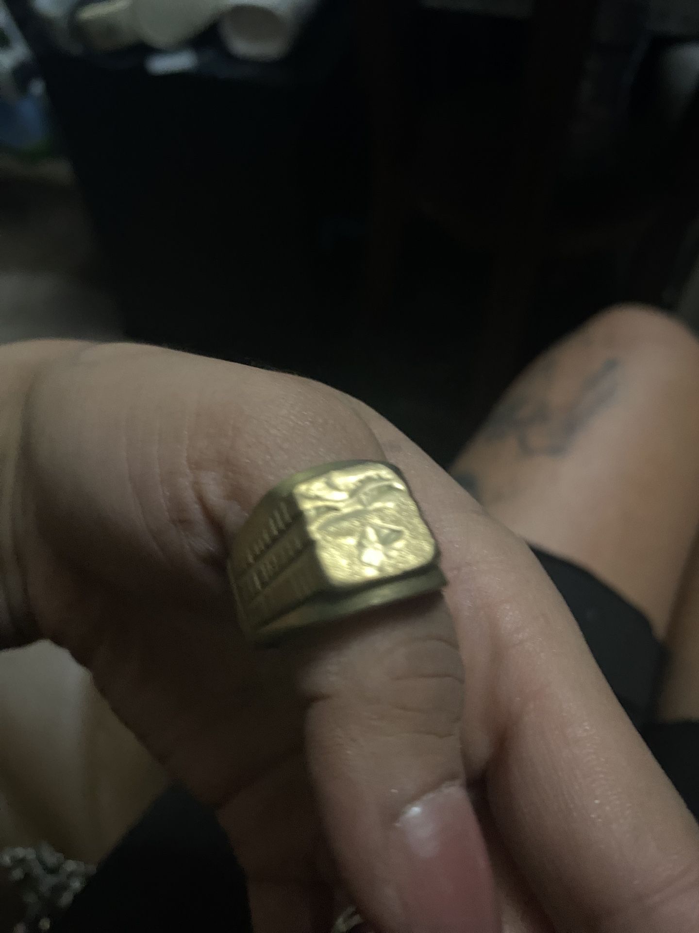 Vintage Gold Signet Ring