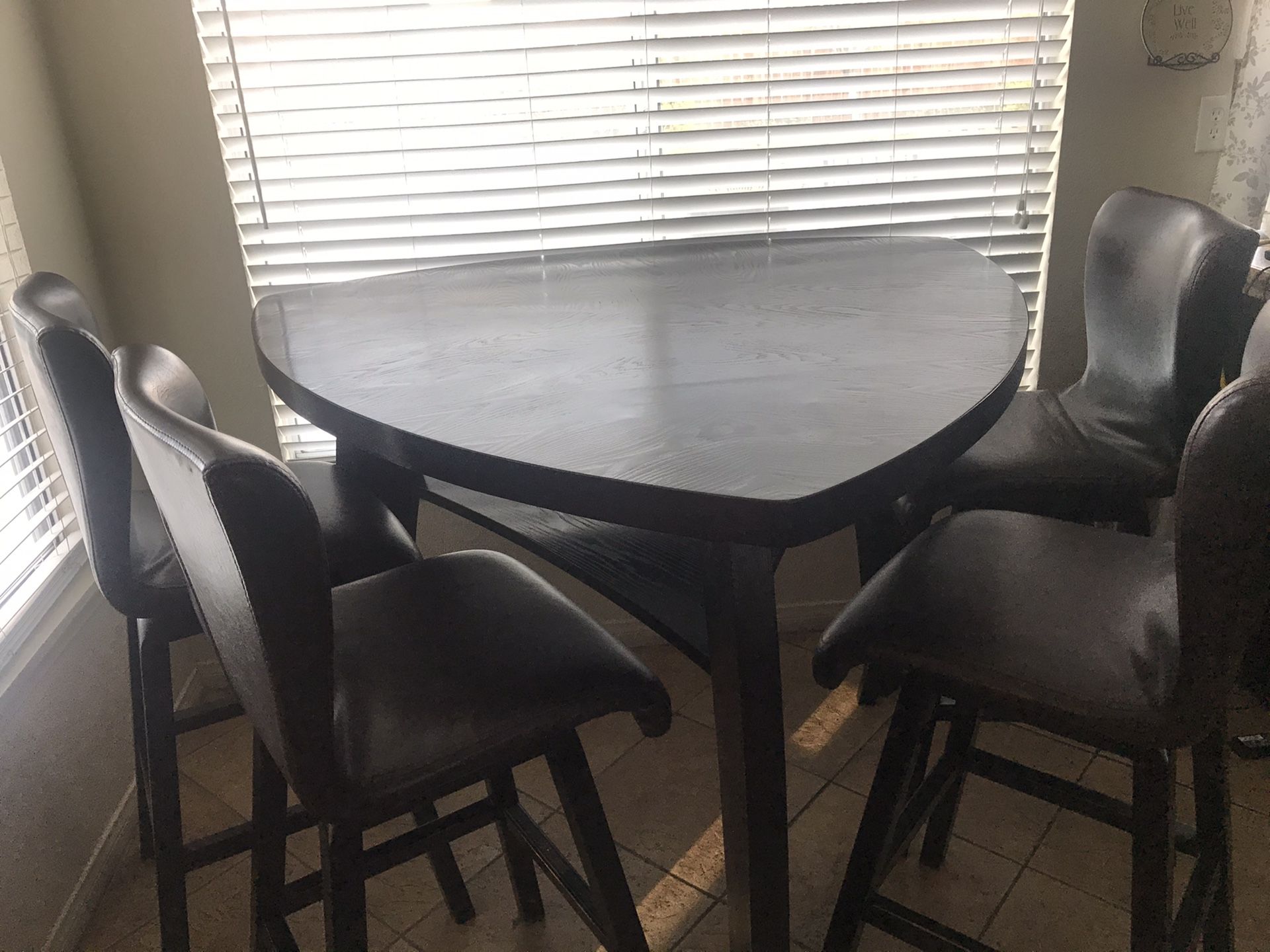 Dining table with chairs