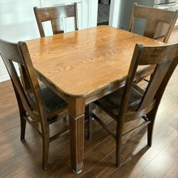 Antique Table And Chairs