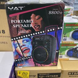 8800Watts Bluetooth Karaoke Speaker With Mic