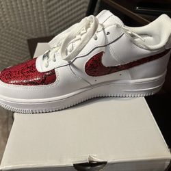 Nike Red Snake Air Force’s 