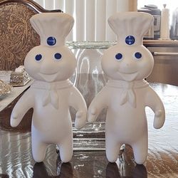 Pillsbury Doughboy Poppin Fresh Vintage 1971 Rubber Doll Vinyl / Collectible / Memorabilia / Collector / Toy / Figure / Advertising / Classic 