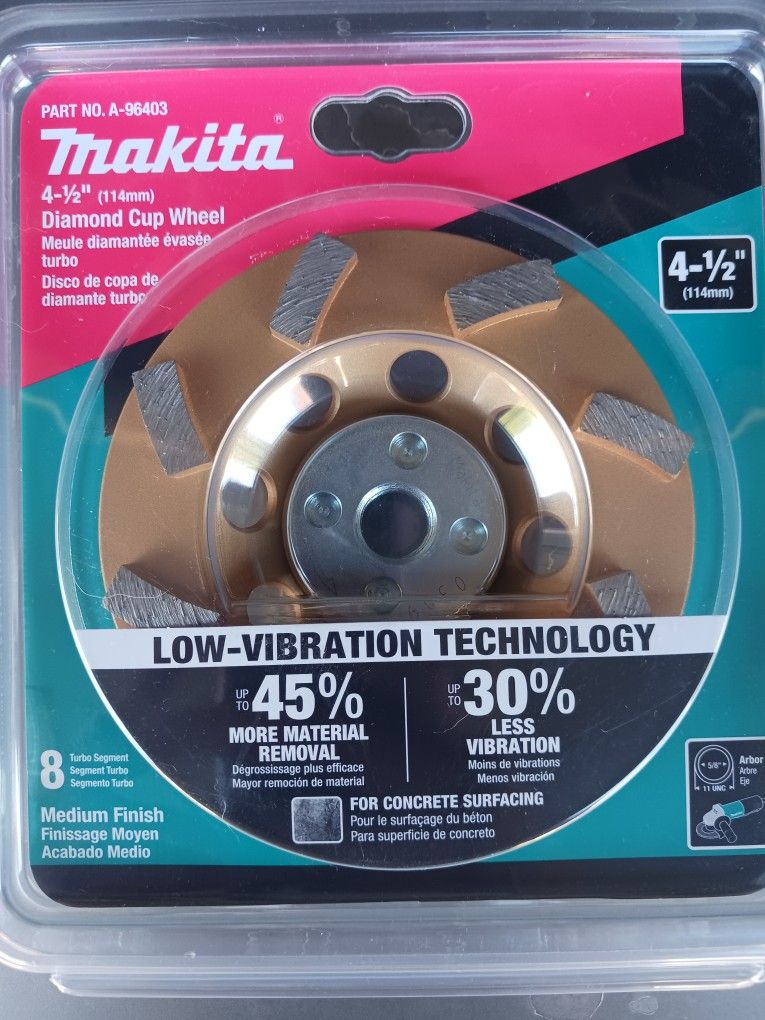 Diamond Cup Wheel 4 1/2