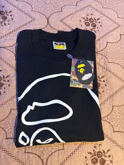 BAPE A Bathing Ape Black Graphic Tee Size S