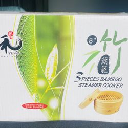 Bamboo Steamer Cooker