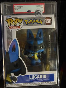 PSA 10 Lucario Funko Pop Pokemon psa 10