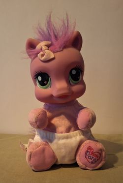 My Little Pony SkyWishes Play-N-Carry Plush-Talks & Moves! Works Like-New 