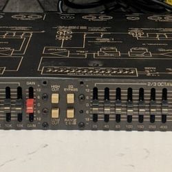 Peavey 15 Band Dual Channel Graphic Equalizer 