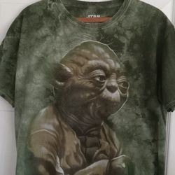Star Wars Yoda Tye Dye Tshirt Medium 