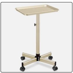 Salon Tray on Wheels, Champagne Gold Salon Tray Cart