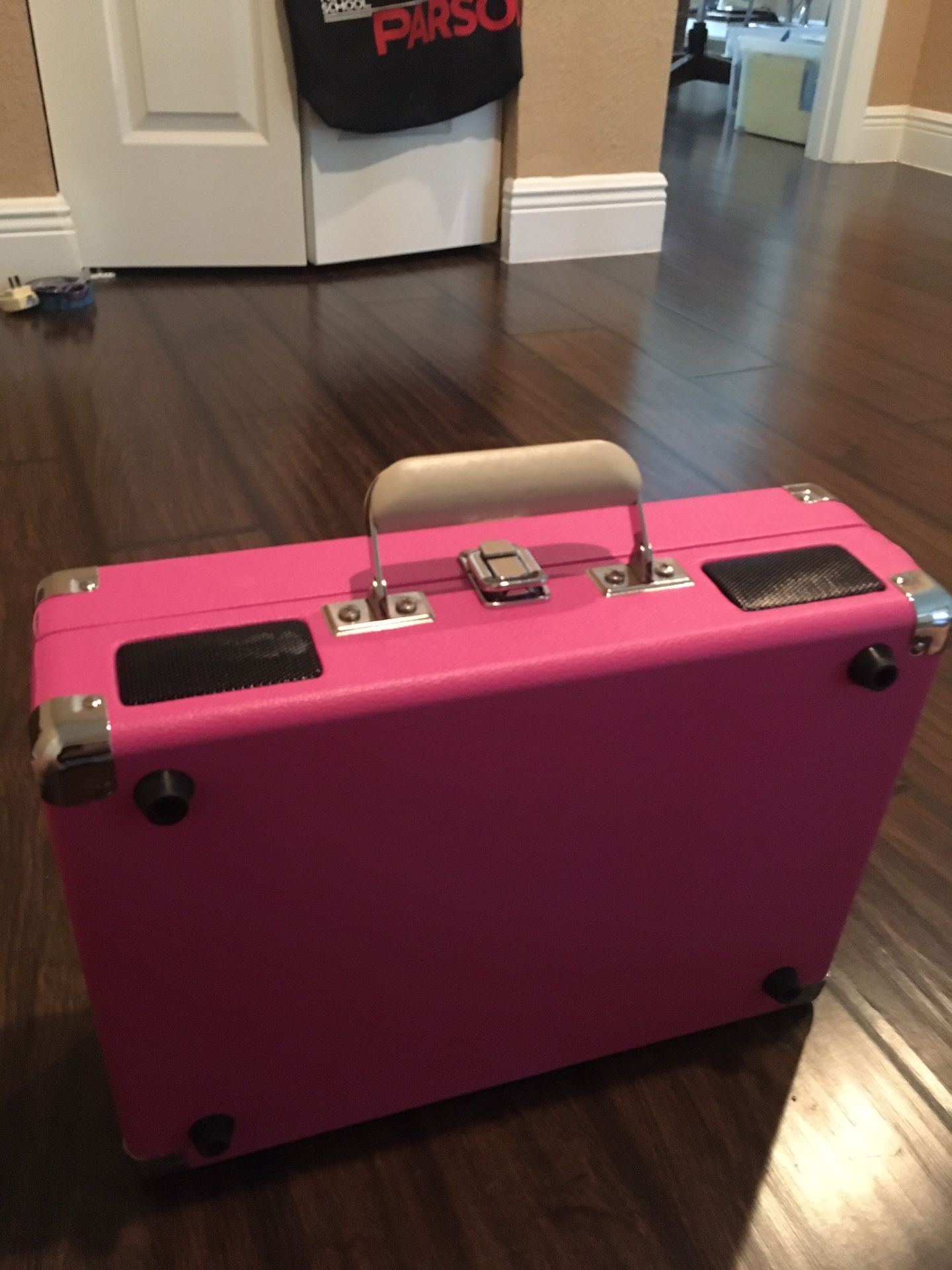 Crosley Pink Record Player