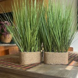 2 Faux Indoor Plants House Decor