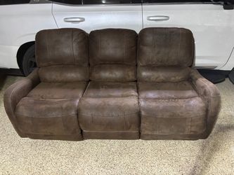 Brown Reclining couch