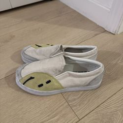 Kapital Smiley Face Slip On Shoes Size men’s  7.5 M Women’s 8.5 US Made In Japan