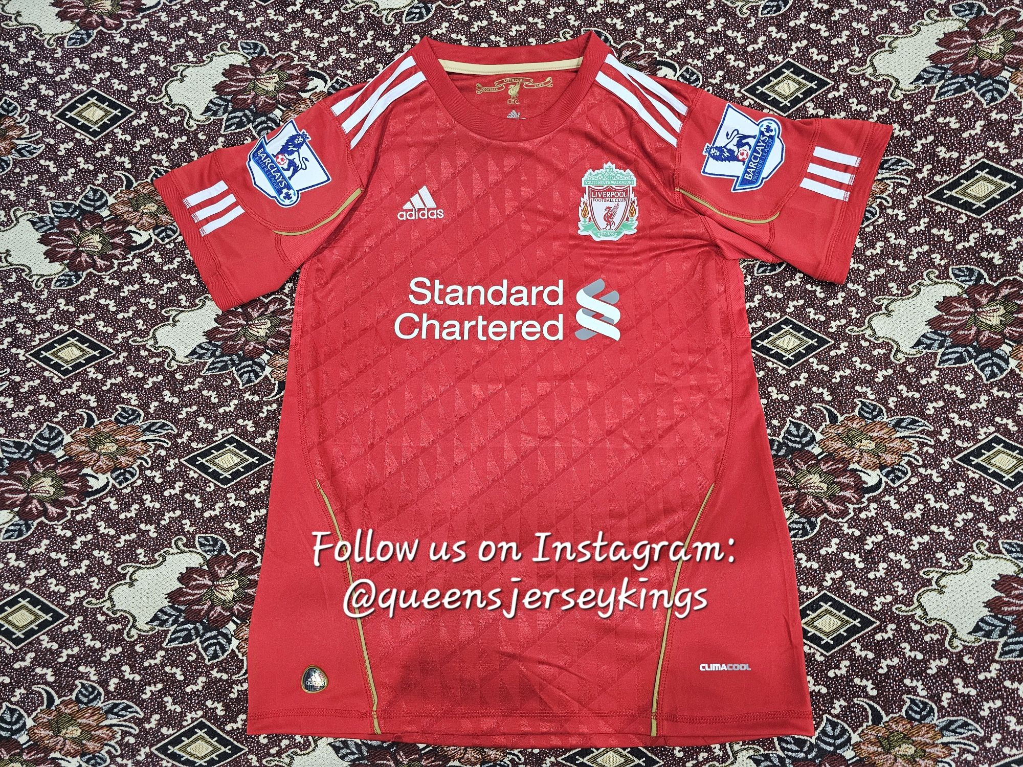 Steven Gerrard 2011 12 Liverpool Home Jersey Size M
