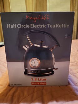 Megachef Half Circle Electric Tea Kettle 1.8 Liter