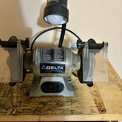 Bench Grinder With Light