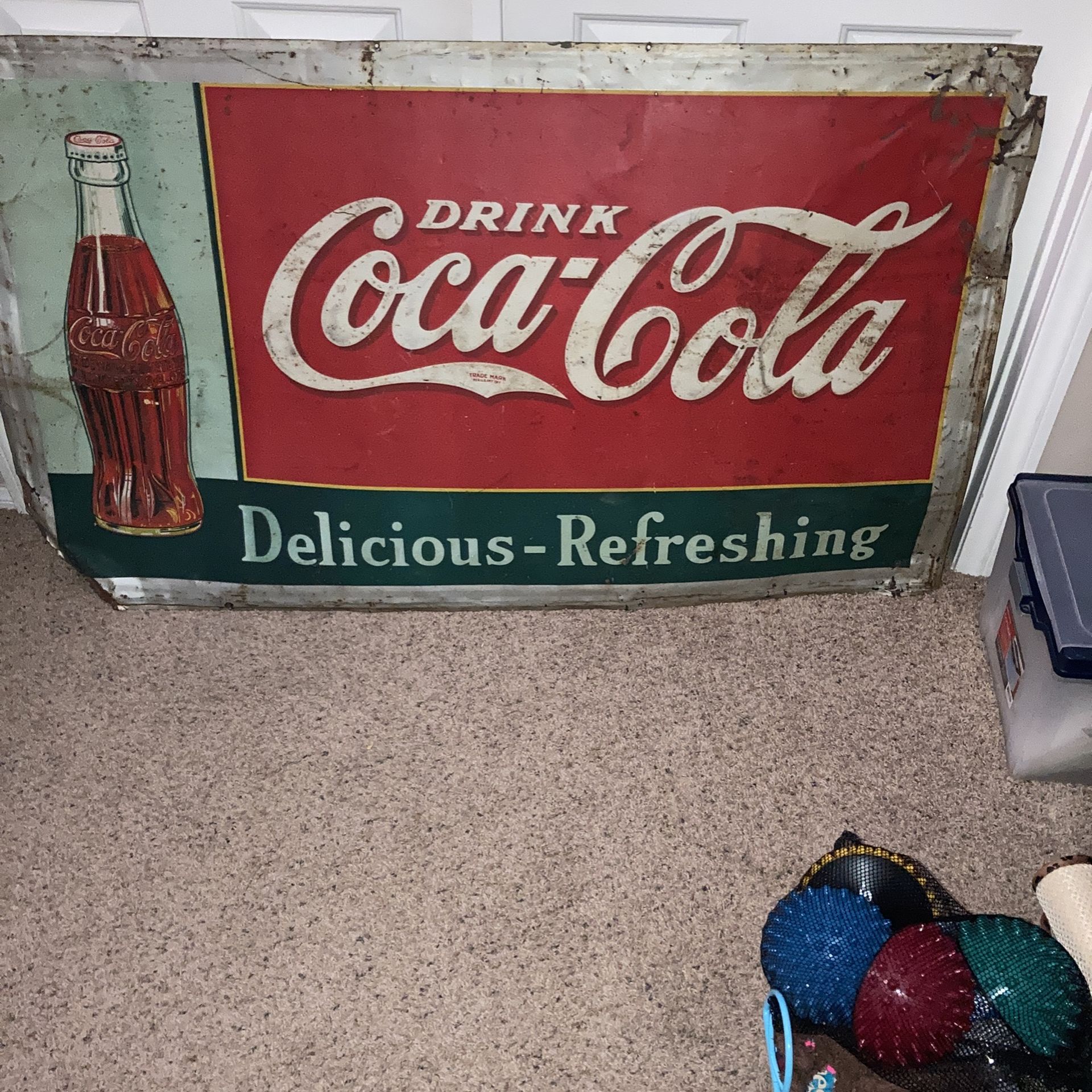 Vintage Coca Cola Sign