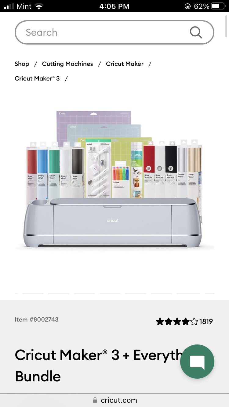 Cricut Maker 3 + Everything Bundle (Brand New, Never Taken Out Of Box)