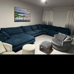 West Elm Costumed Couch  