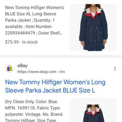 Woman's Tommy Hilfiger Coat