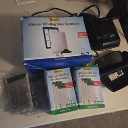  Tetra filter and whisper  L 45 gallons
