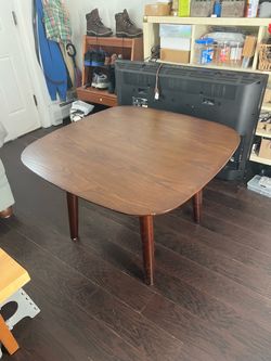 Real wood small table