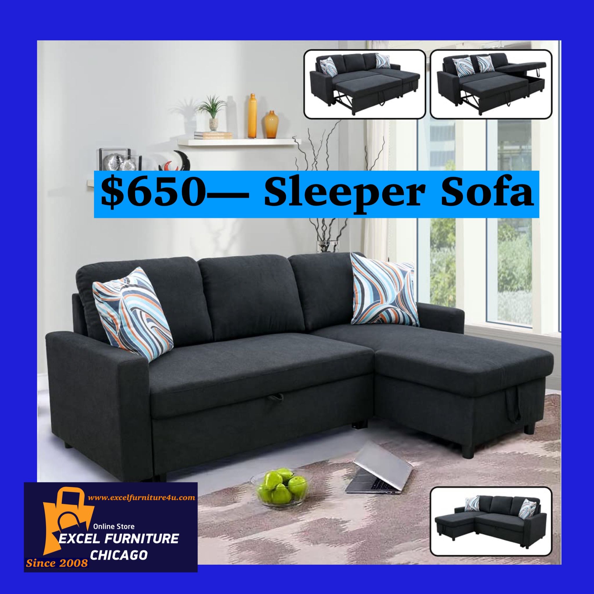 Brand New Sleeper Sofa Couch