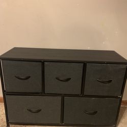 Lightweight Dresser With Cloth Drawers 