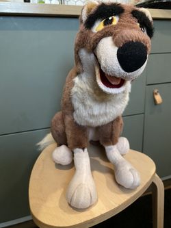 1995 Universal City Studios 18” Balto Plush Toy Movie Wolf Vintage Toy