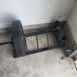 Weight And Bar Rack Set