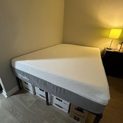 Excellent Full/Double Memory Foam Mattress & Bed Frame