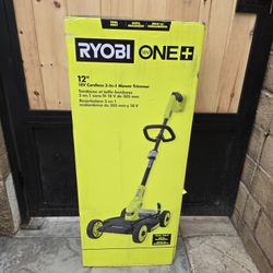 Ryobi 12" 18v Cordless 3-in-1 Mower Trimmer 