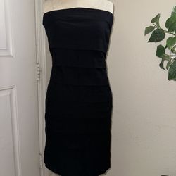 Black Strapless Dress