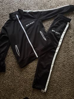 Palm Angels Black Track Suit Set