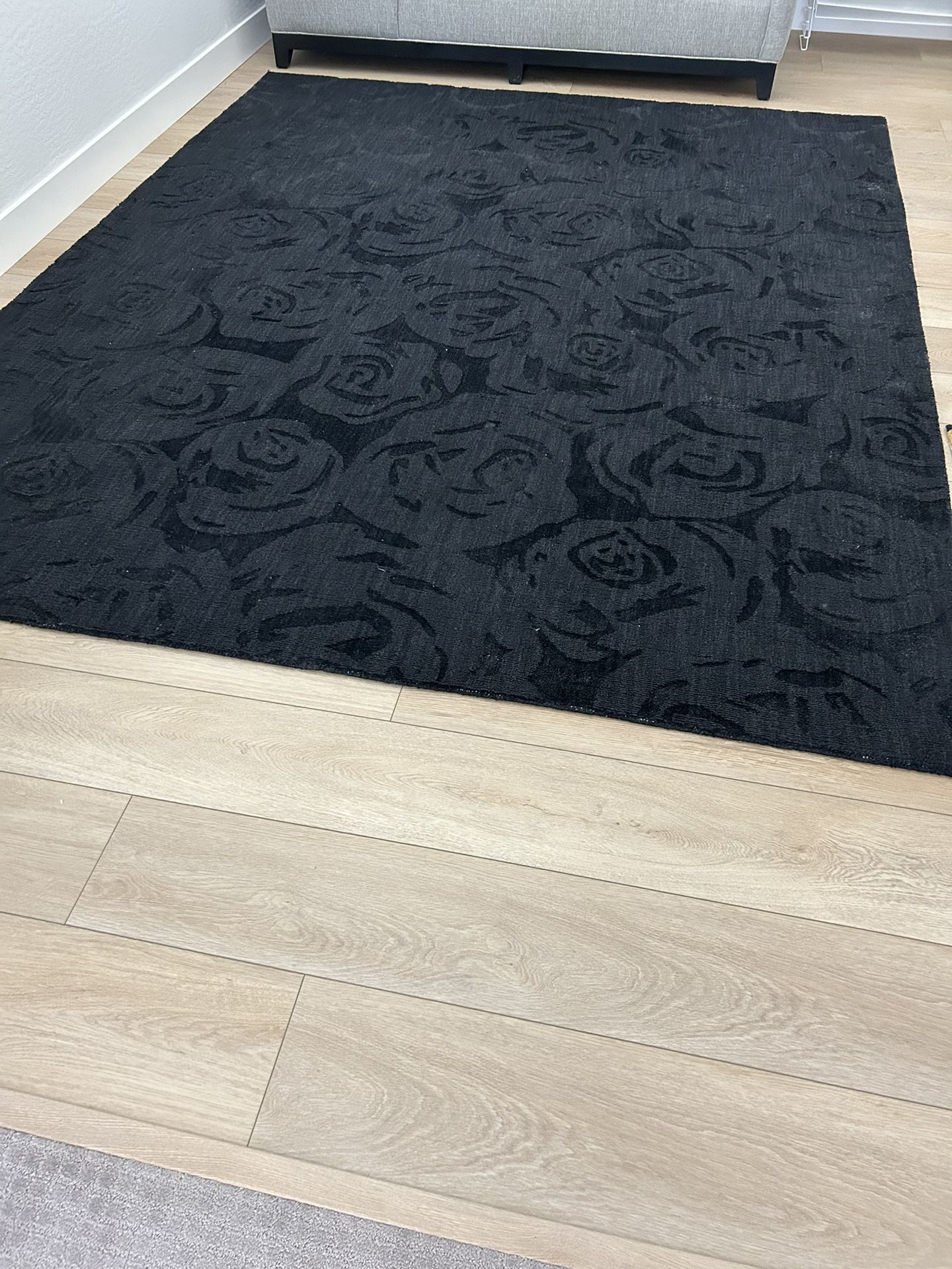 Black Rose 8x10 Jaipur-Kate Spade Rug