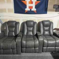 3 Piece Recliner Chairs