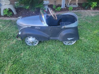 Vintage pedal car.