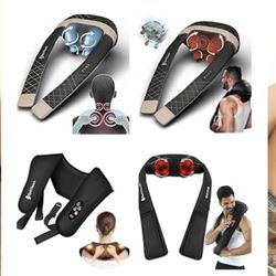 MASAJEADORES ELÉCTRICOS DE CUELLO Y CUERPO CON CALOR