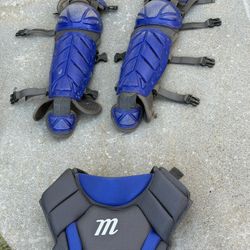 Blue Mizuno Catcher's Set (Used)