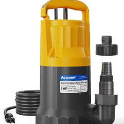 ACQUAER SUBMERSIBLE WATER PUMP 1HP 4345GPH 