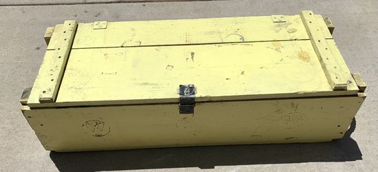 Antique Military Footlocker Rope Handles 