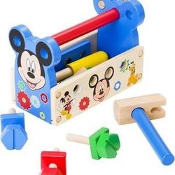 Melissa & Doug Disney Mickey Mouse Clubhouse Wooden Tool Kit (15 pcs)  ⭐️ NEW IN BOX ⭐️