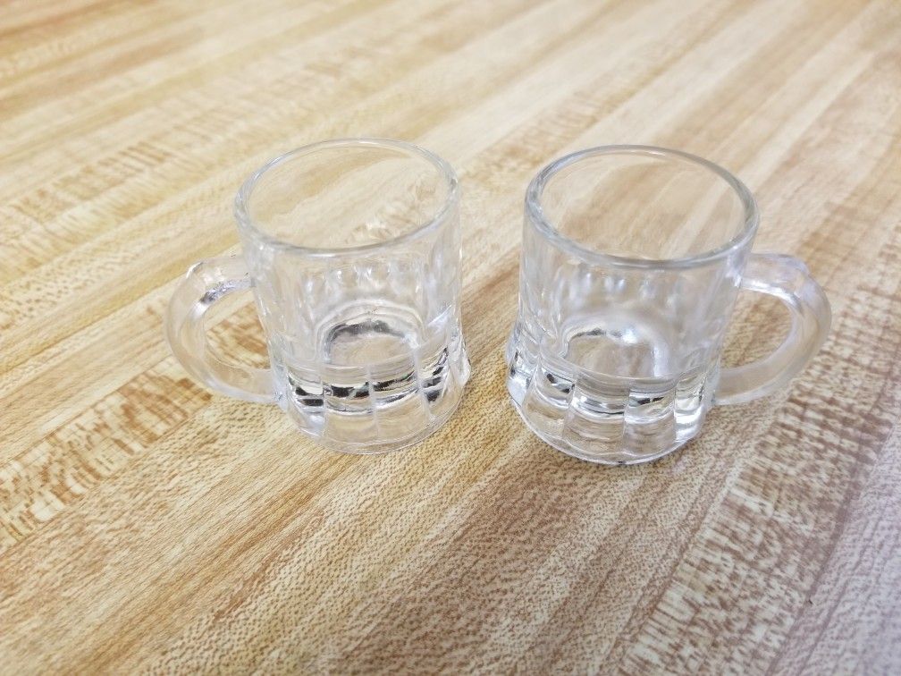Federal Glass Ohio Min Beer Mugs x 2