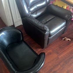 Kids Furniture 2 Leather Sofas For Toddlers 