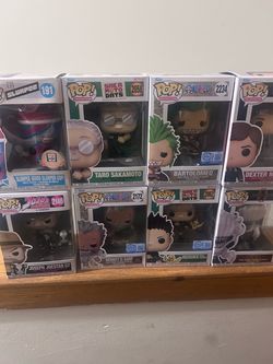8 anime/random Funko pops