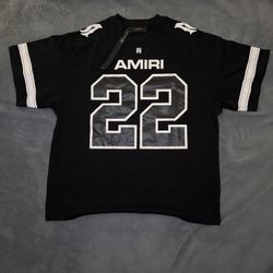 Amiri 22 Black Jersey T-Shirt Size L | Excellent Condition