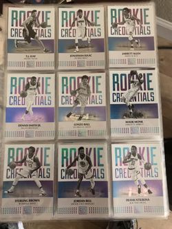 2017 status rookie credentials lot(9)